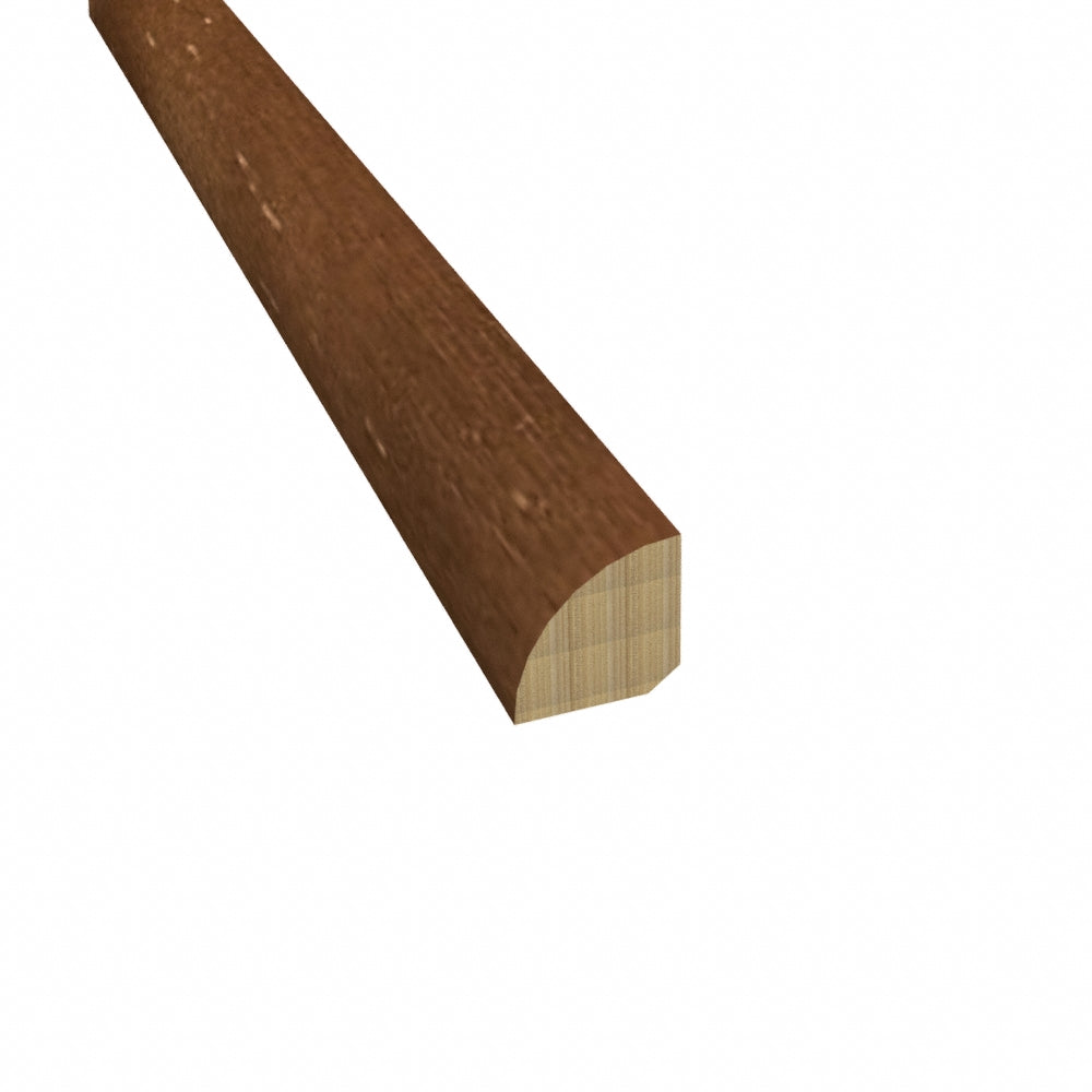 Prefinished Distressed Safari Trail Bamboo 3/4in. Tall x 0.75 in. Wide x 72 in. Length Quarter Round