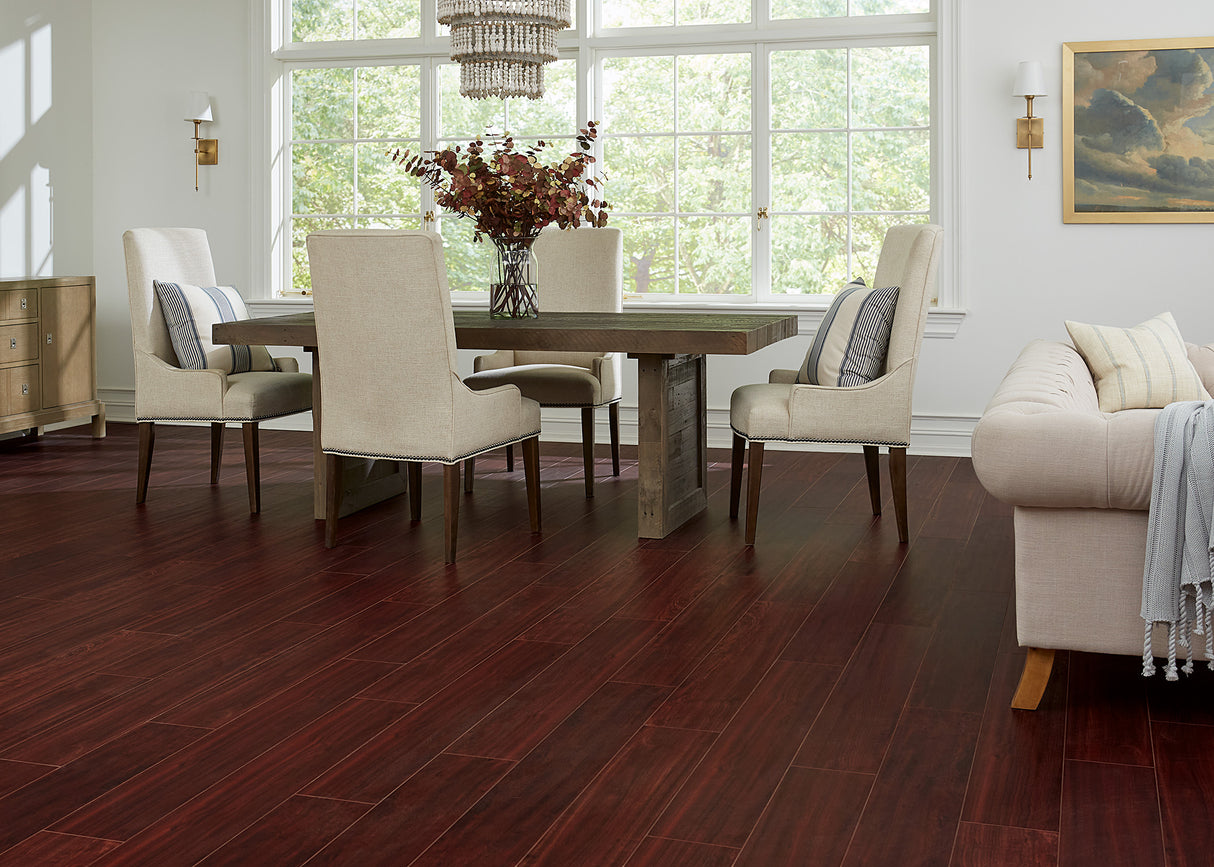 Bloodwood 8mm Waterproof Vinyl - Stack Out - 289.37 Sq. Ft.