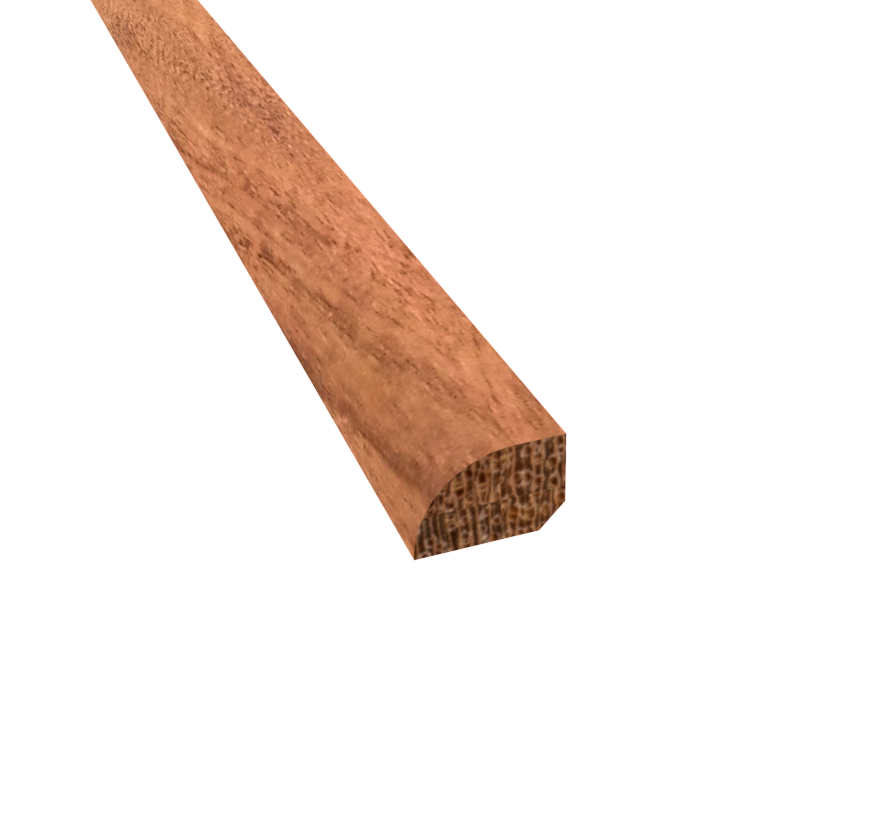 Prefinished Curupay 3/4 in. Tall x 0.5 in. Wide x 6.5 ft. Length Shoe Molding
