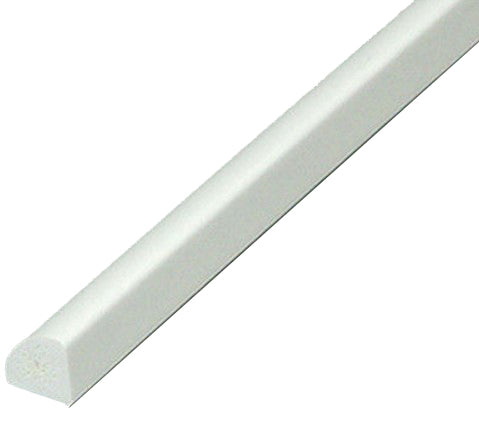 3/4 in. Tall x 3/4 in. Wide x 7.87 ft. Length Waterproof White Quarter Round