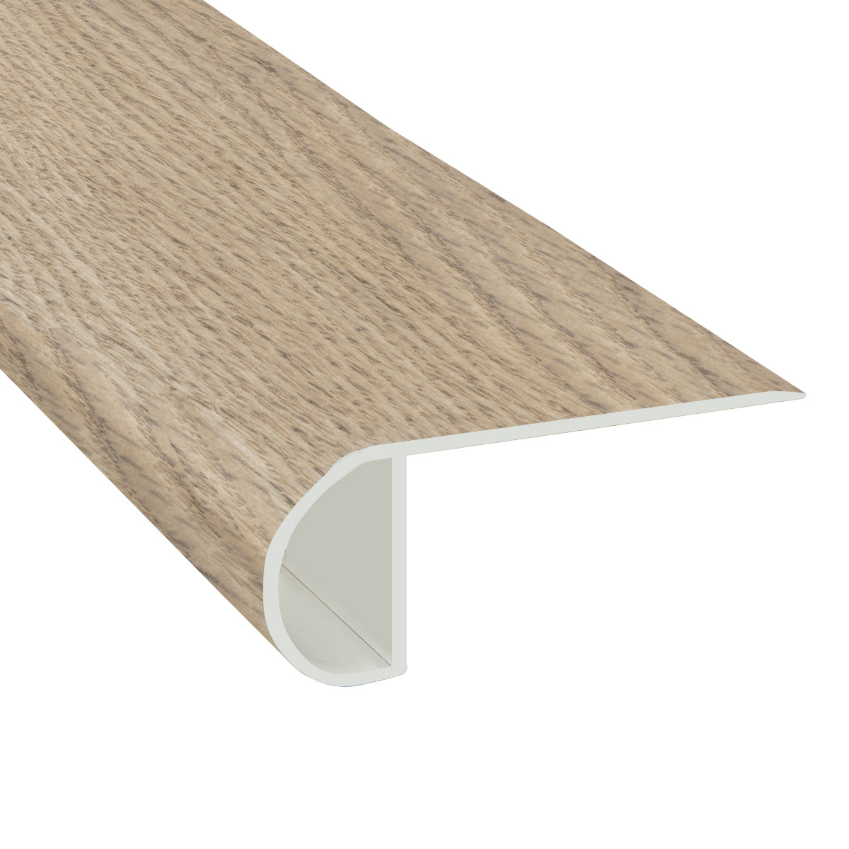 Island Dune Oak Waterproof Laminate 1in. Thick x 2.23in. Wide x 7.5ft. Length Low Profile Stair Nose