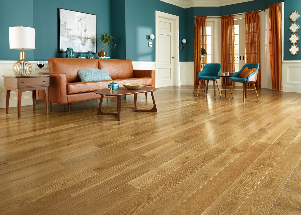 3/4 in. Character White Oak Prefinished Solid Hardwood Flooring 5 in. Wide