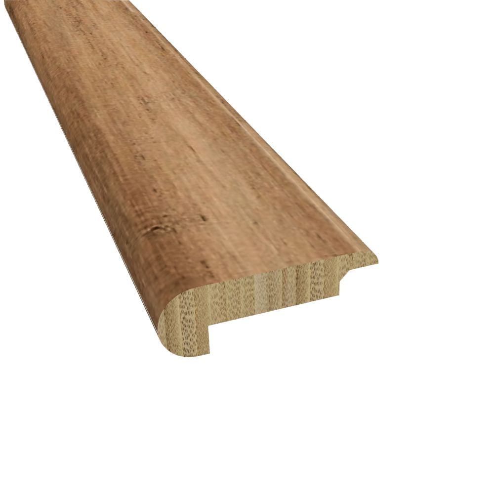 Prefinished Toffee Bamboo 1/4 in. Thick x 2.16 in. Wide x 72 in. Length Stair Nose