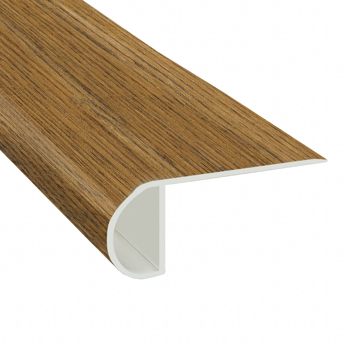 Chateau Oak Waterproof Vinyl 1 in. Thick x 2.23 in. Wide x 7.5 ft. Length Low Profile Stair Nose