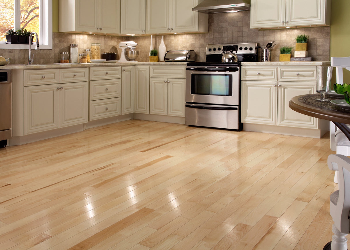 3/4 in. Maple Character Prefinished Solid Hardwood Flooring 3.25 in. Wide