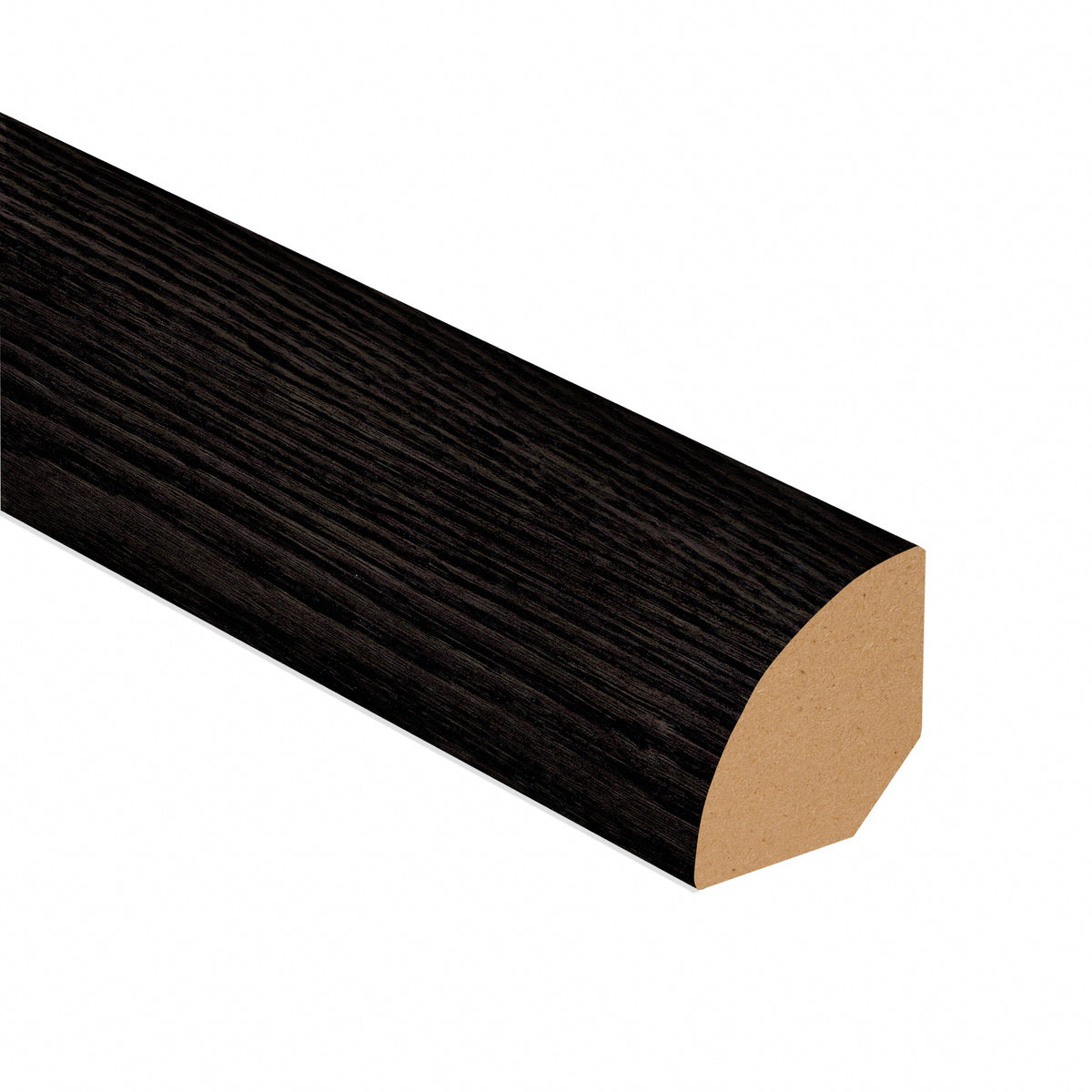 Obsidian Oak Vinyl 0.75" Wide x 7.5 ft Length Quarter Round