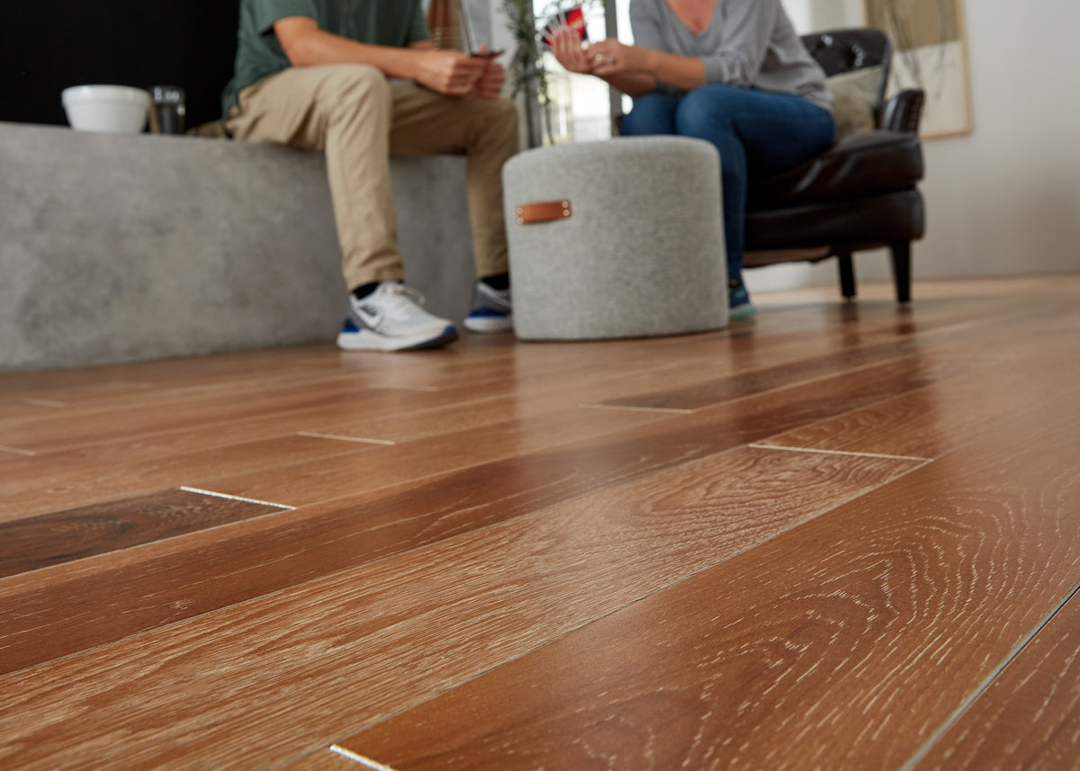3/4 in. North Hampton Hickory Distressed Prefinished Solid Hardwood Flooring 5 in. Wide