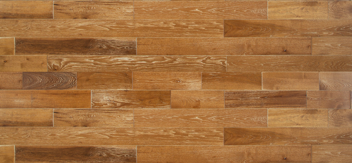 3/4 in. North Hampton Hickory Distressed Prefinished Solid Hardwood Flooring 5 in. Wide
