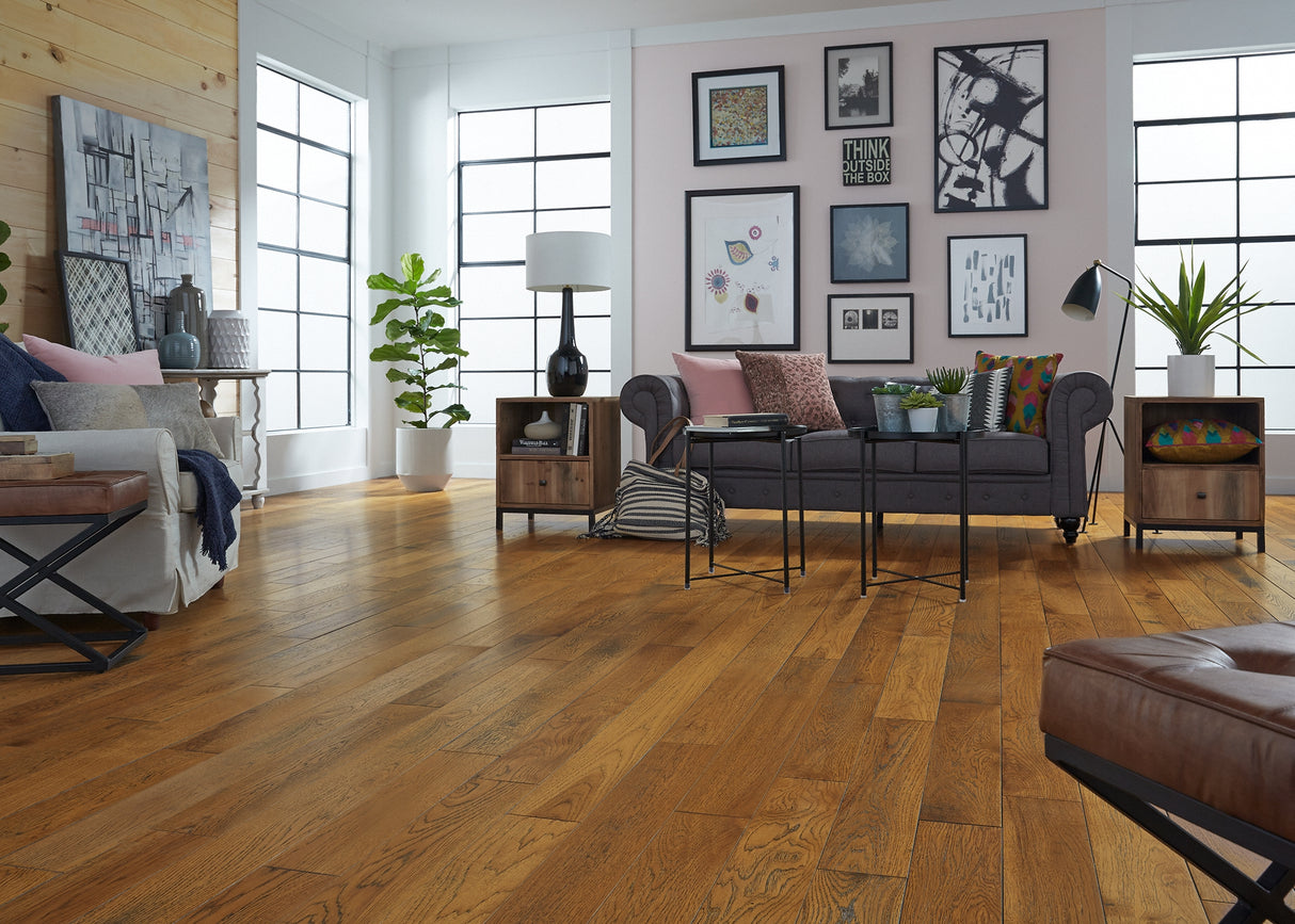 3/4 in. Pepperell Hickory Solid Hardwood Flooring - Sample