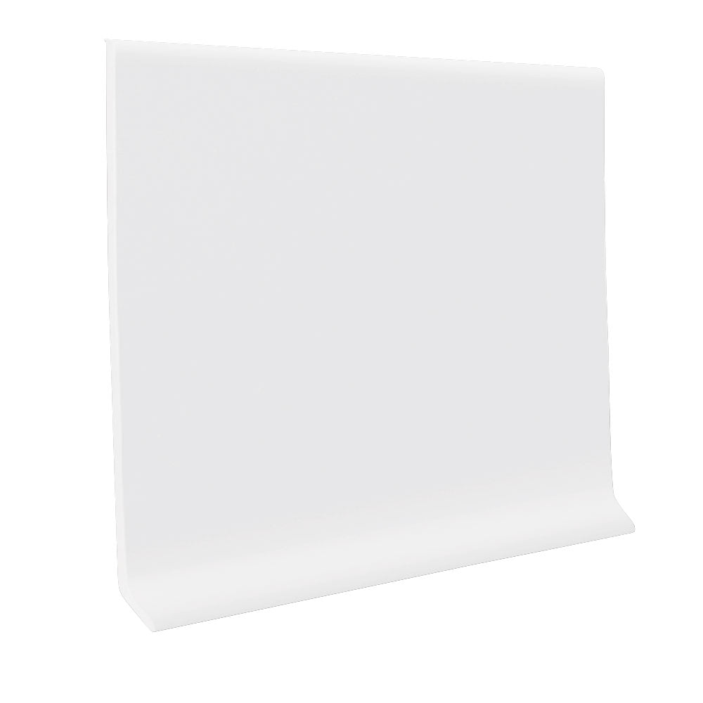 Cove Base White Vinyl 4 in. Wide x 120 ft. Length Roll Vinyl Wall Base