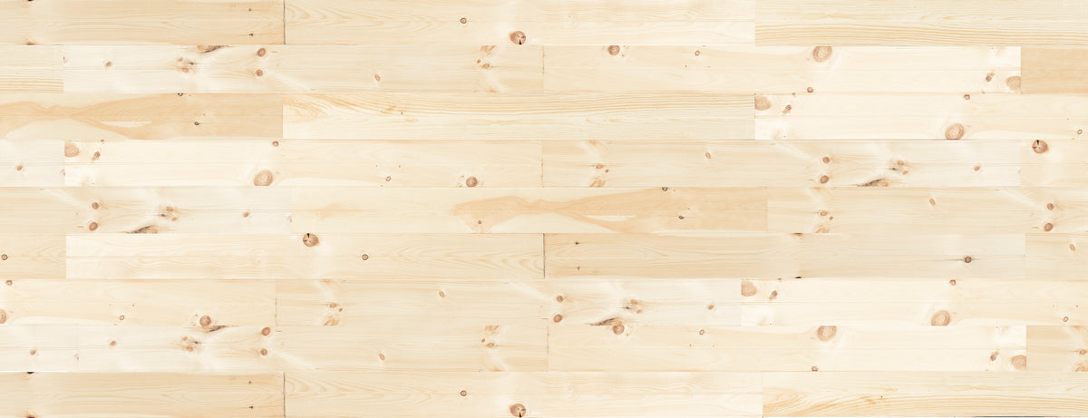 3/4 in. New England Edge/Center Bead White Pine Unfinished Solid Flooring 6.88 in. Wide