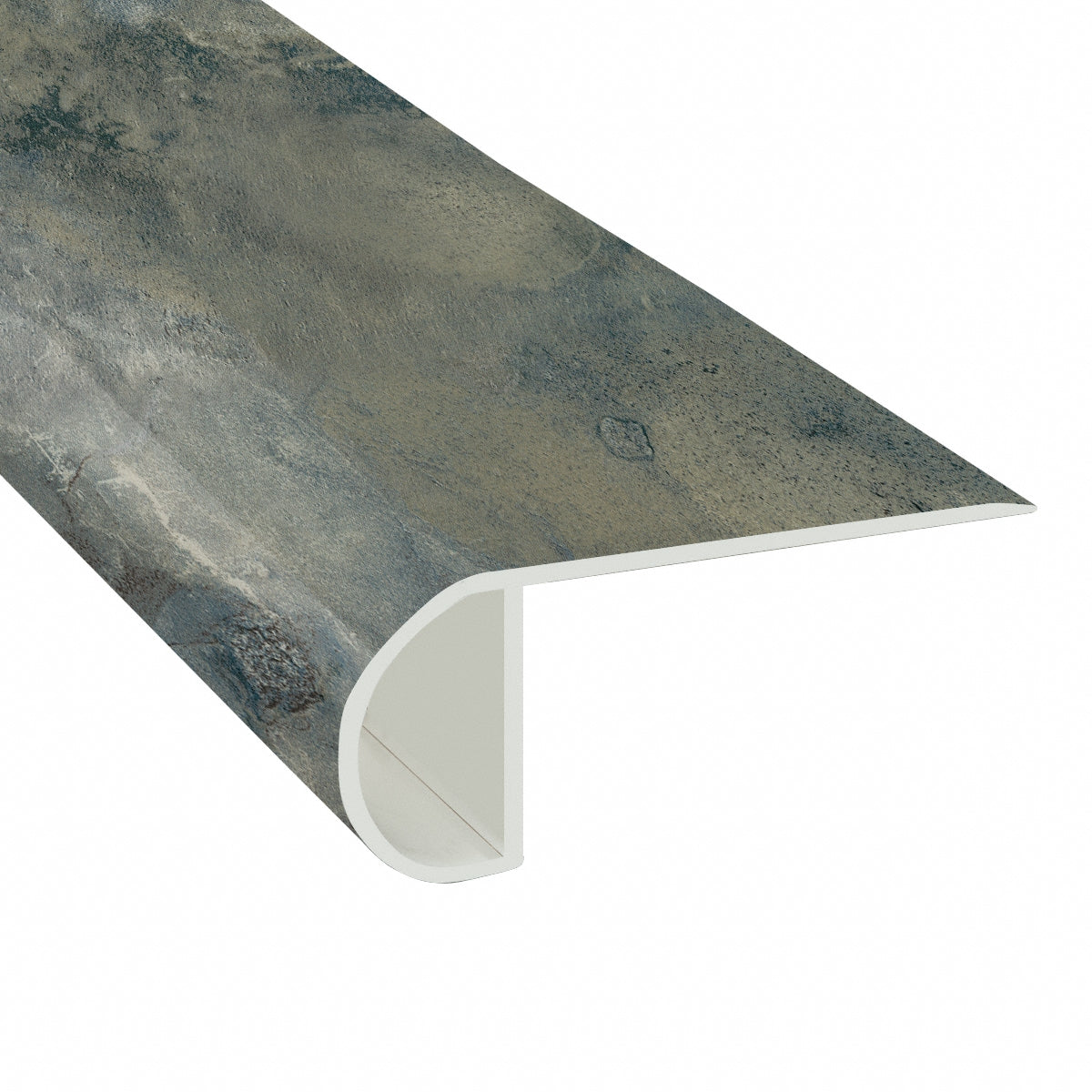 Sierra Blue Slate Waterproof Vinyl 1in. Thick x 2.23in. Wide x 7.5 ft. Length Low Profile Stair Nose