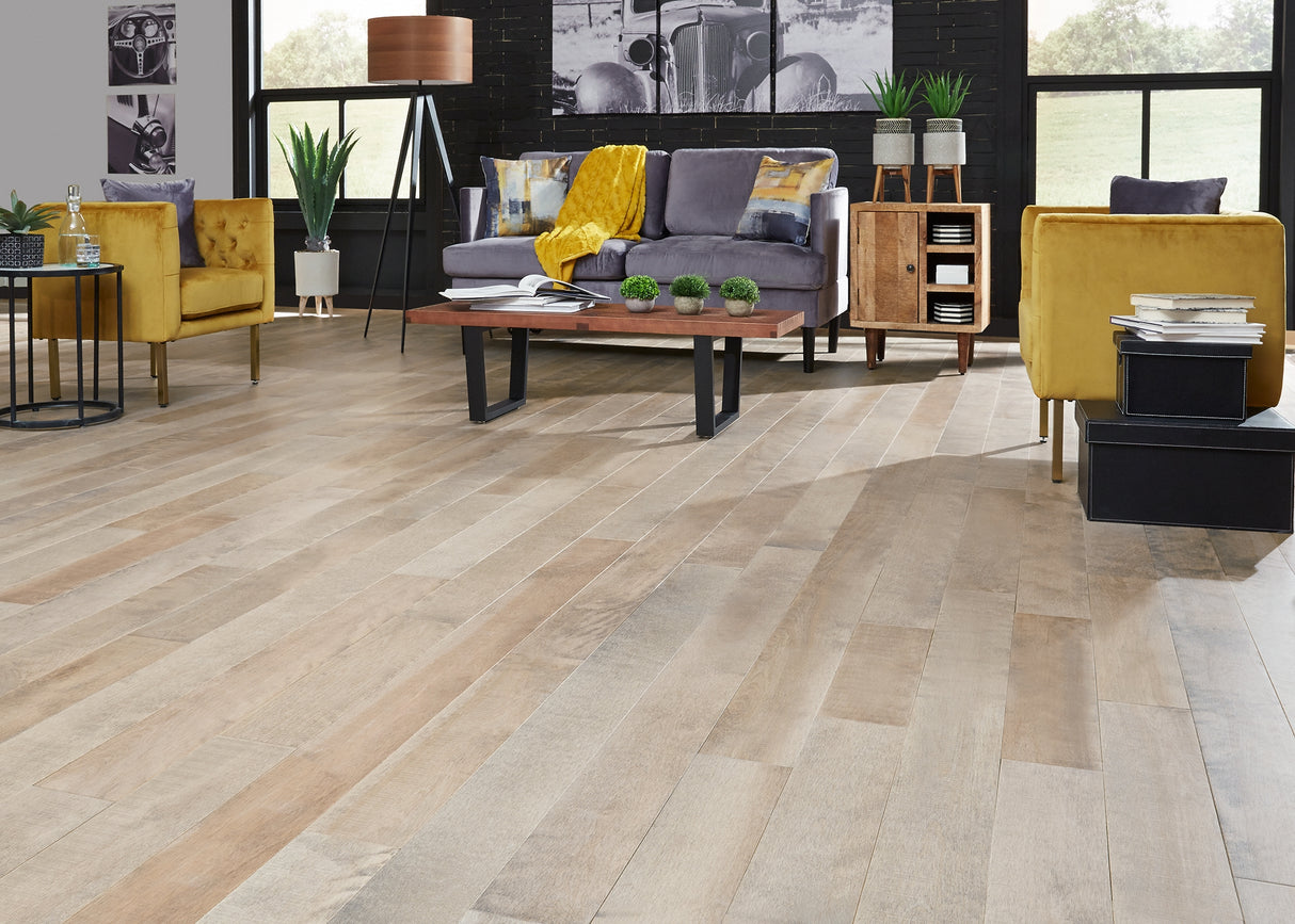 3/4 in. Berkshire Distressed Prefinished Solid Hardwood Flooring 5.25 in. Wide