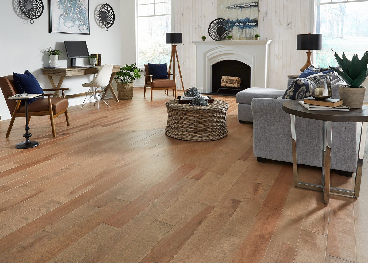 3/4 in. Cavendish Distressed Solid Hardwood Flooring - Sample