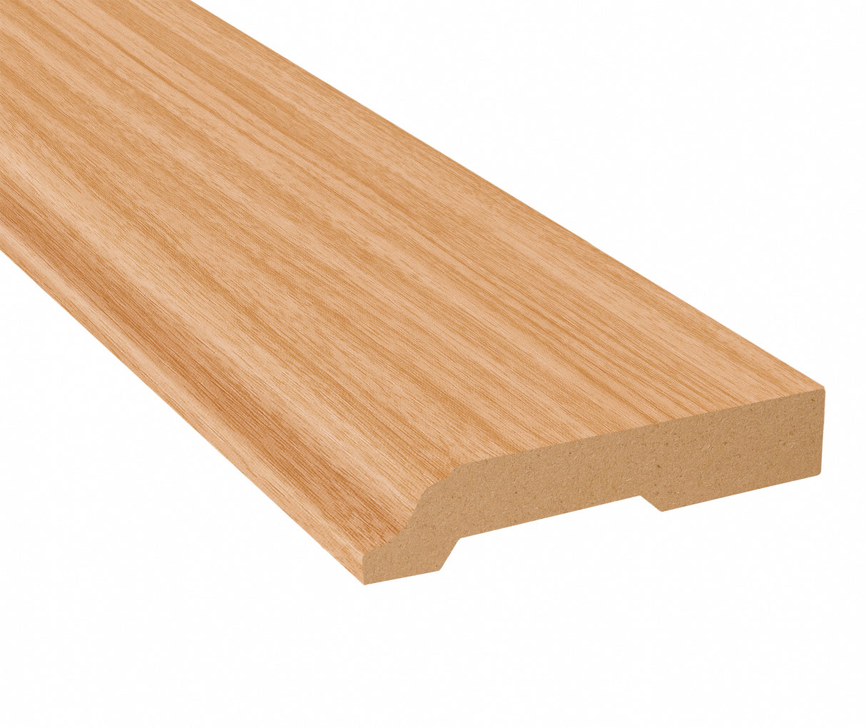 Heartland Red Oak Vinyl 3.25 in wide x 7.5 ft Length Baseboard