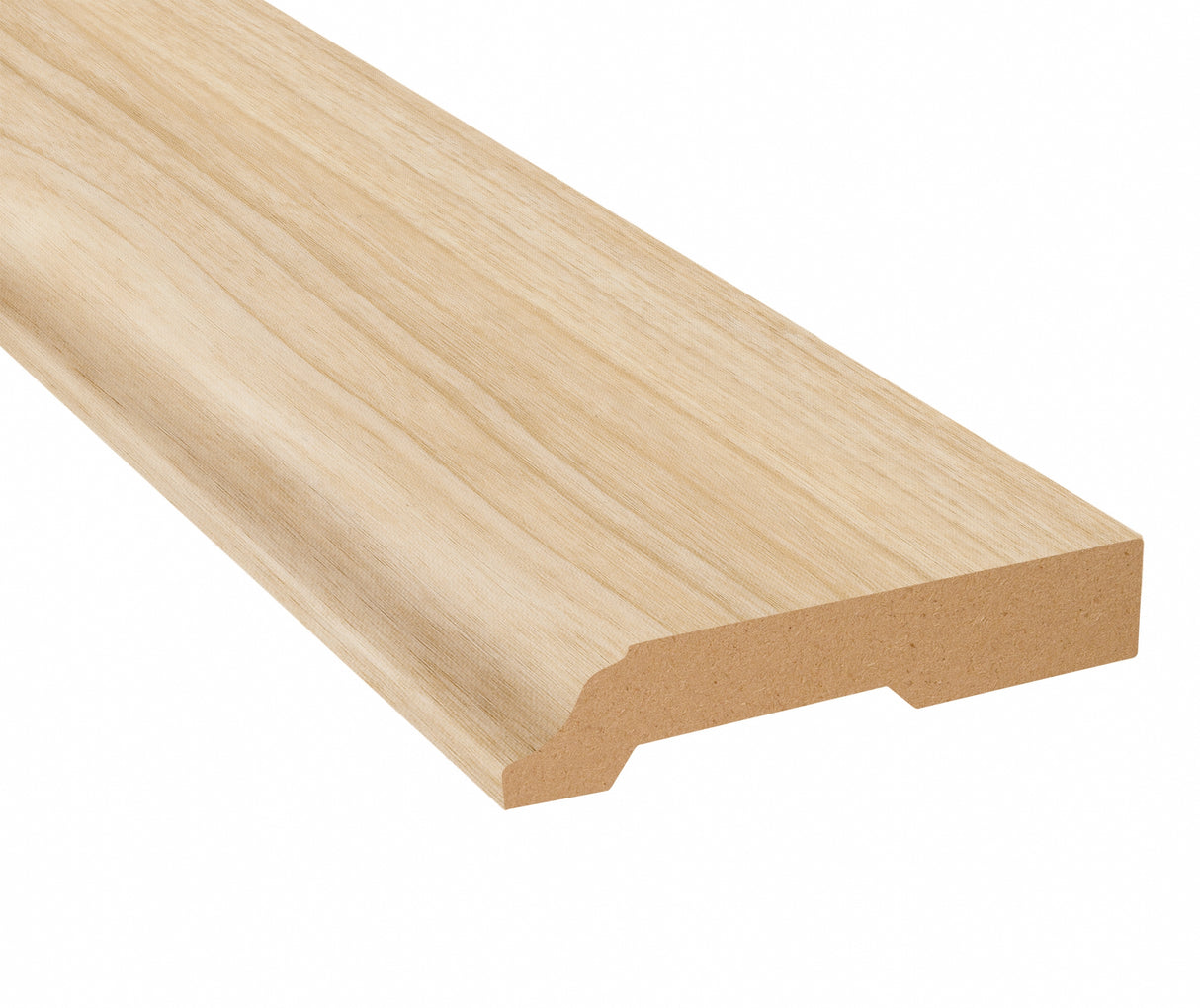 Buttercream Maple Vinyl 3.25 in wide x 7.5 ft Length Baseboard