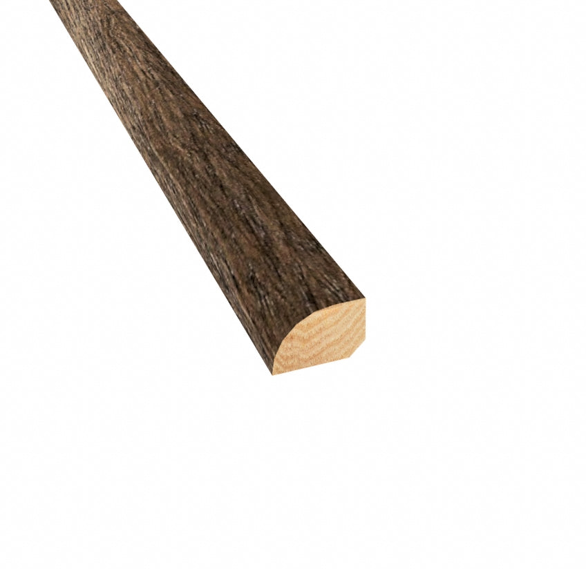Prefinished Bristol Tavern Hickory 3/4 in. Tall x 0.5 in. Wide x 6.5 ft. Length Shoe Molding