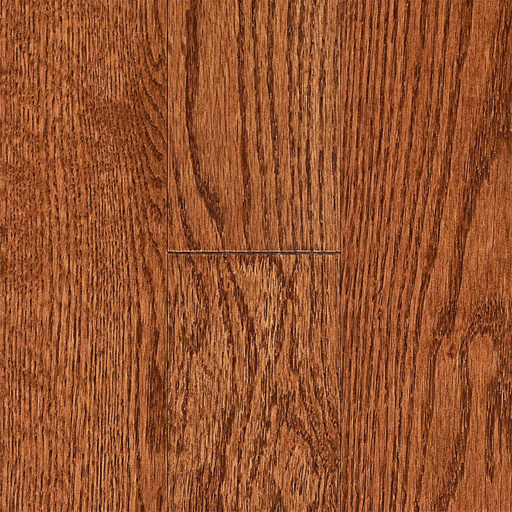 3/4 in. Saddle Oak High Gloss Solid Hardwood Flooring 2.25 in. Wide - As-Is - Stack Out - 380 Sq. Ft.