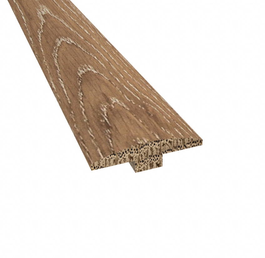 Prefinished Tangier Oak 2 in. Wide x 6.5 ft. Length T-Molding