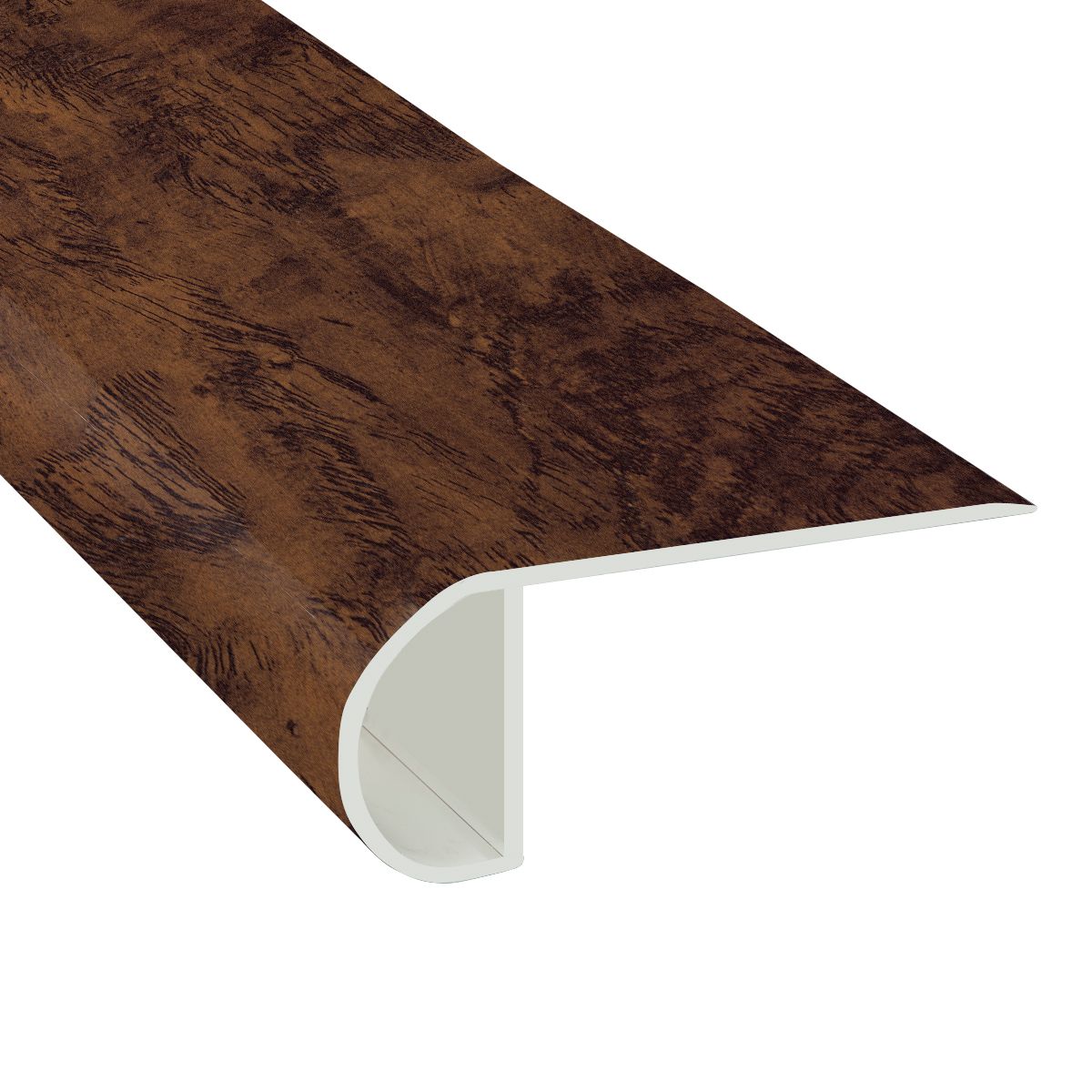 Commonwealth Rustic Hickory Waterproof Laminate 1in. T x 2.23in. W x 7.5ft. L Low Profile Stair Nose