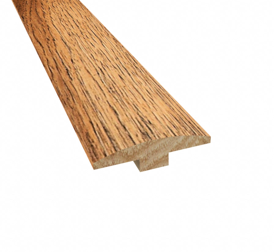 Prefinished Pepperell Hickory 2 in. Wide x 6.5 ft. Length T-Molding