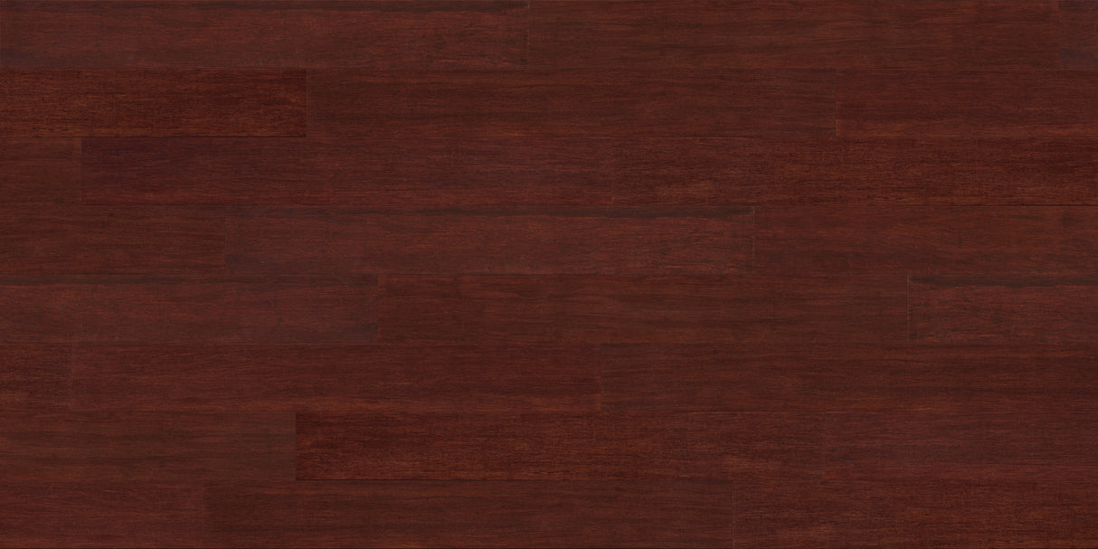 6mm Cabernet Water-Resistant Strand Engineered Bamboo Flooring 7.5 in. Wide