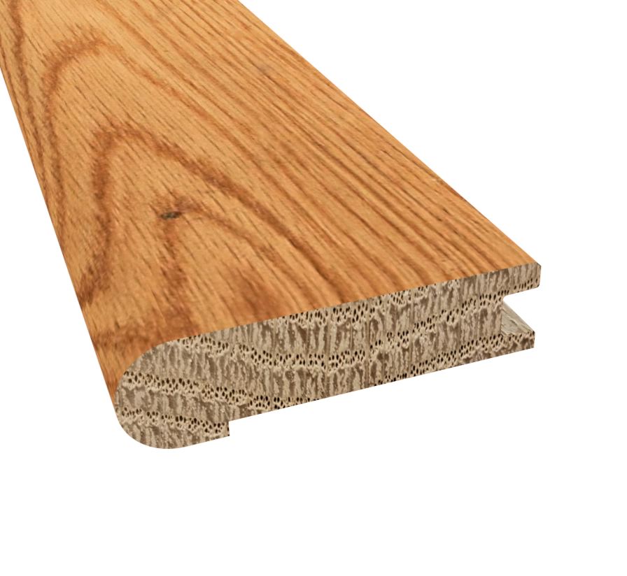 Prefinished Somersworth Oak 3/4 in. Thick x 3.13 in. Wide x 6.5 ft. Length Stair Nose