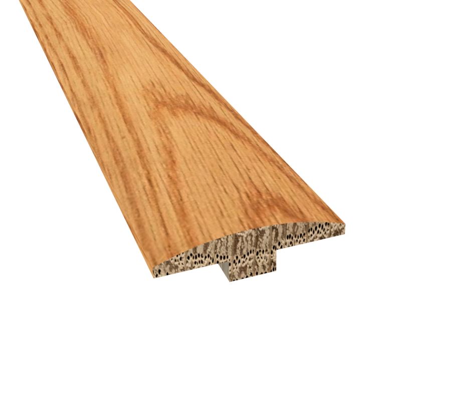 Prefinished Somersworth Oak 2 in. Wide x 6.5 ft. Length T-Molding