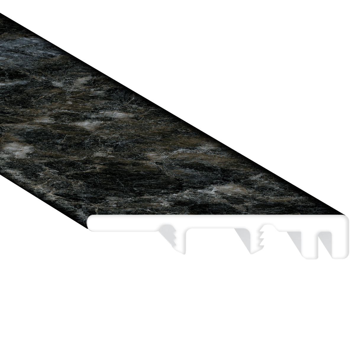 Smokey Quartz Vinyl Waterproof 1.5 in wide x 7.5 ft Length End Cap