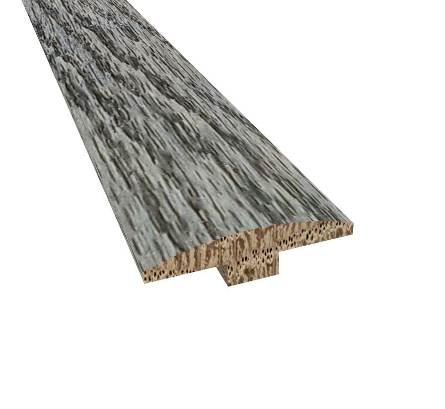 Prefinished Slate Oak 2 in. Wide x 6.5 ft. Length T-Molding
