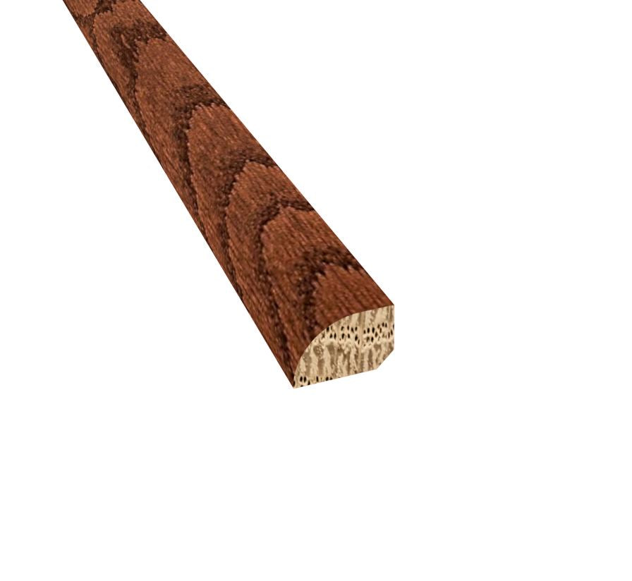 Prefinished Saddle Oak 3/4 in. Tall x 0.5 in. Wide x 6.5 ft. Length Shoe Molding