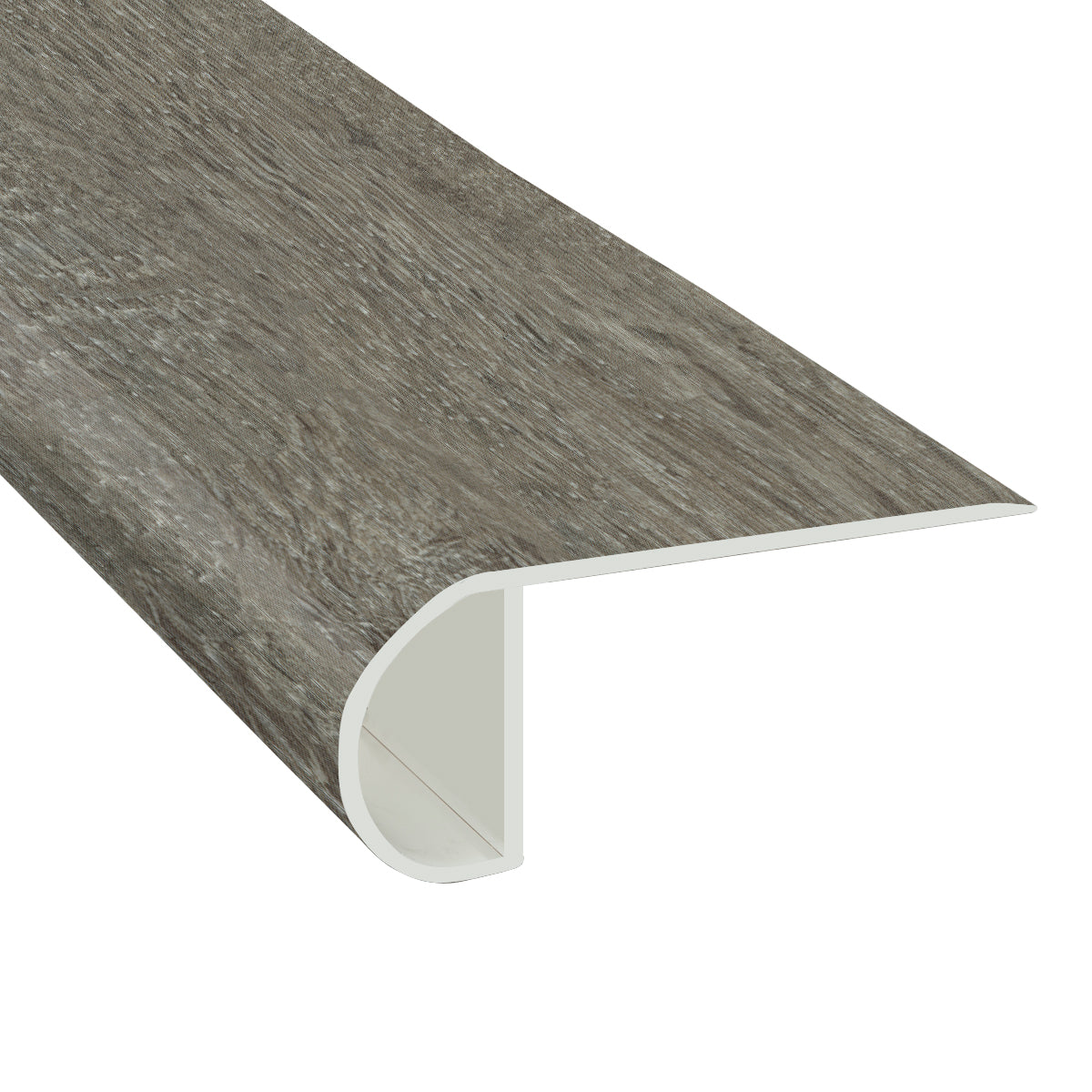 Lake Geneva Oak Waterproof Vinyl 1 in. Thick x 2.23 in. Wide x 7.5 ft. Length Low Profile Stair Nose