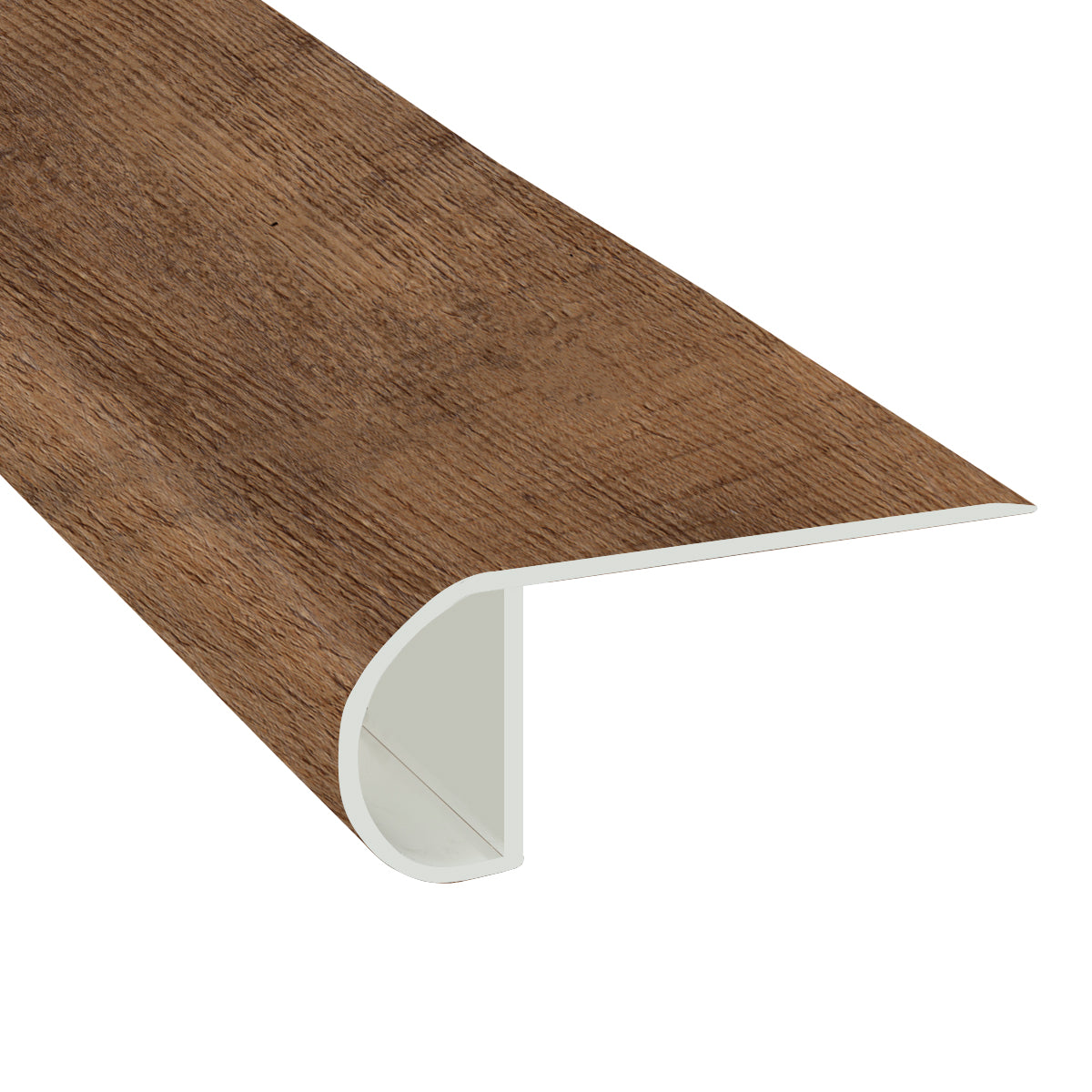 Tranquility Copper Ridge Oak Vinyl Waterproof 2.25" Wide x 7.5 ft Length Low Profile Stair Nose