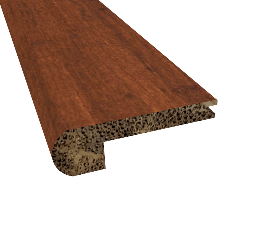 Prefinished Distressed Sierra Vista Bamboo 3/8 in. Thick x 3.25 in. Wide x 72 in. Length Flush Stair