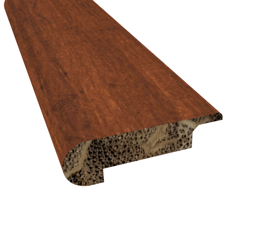 Prefinished Sierra Vista Bamboo 3/8 in. Thick x 3.25 in. Wide x 72 in. Length Overlap Stair Nose