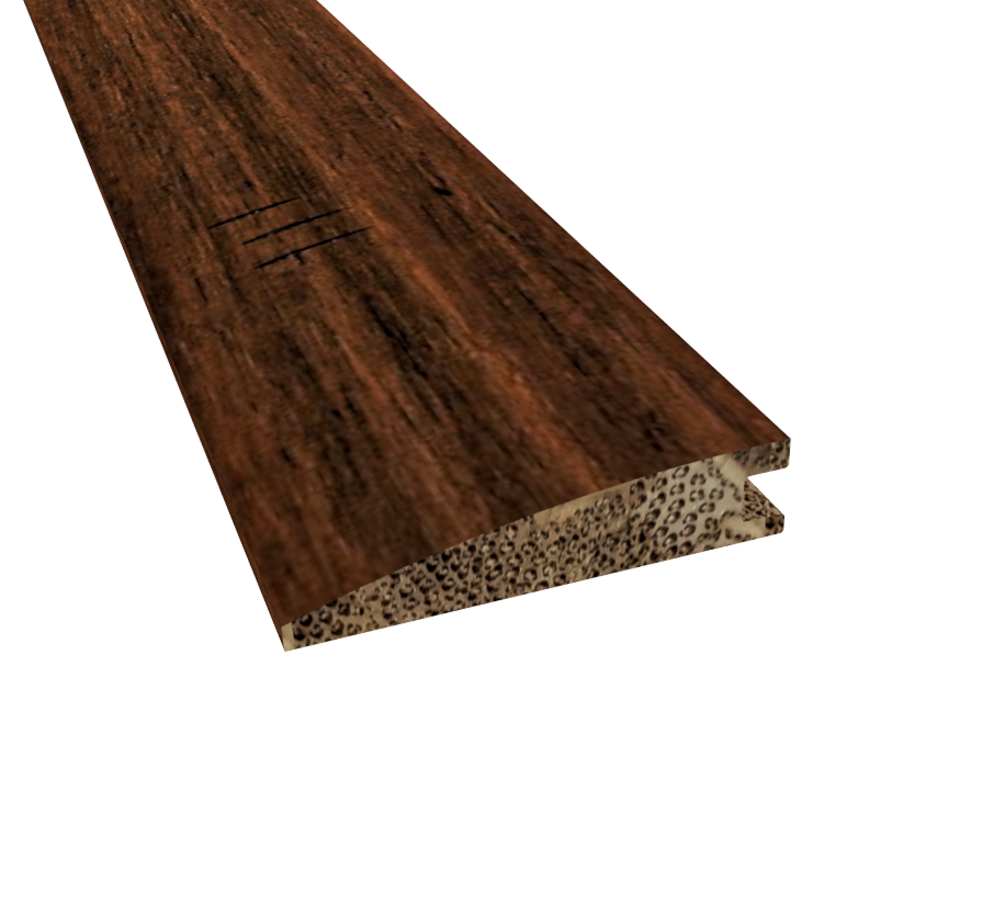 Prefinished Distressed Bismark Bamboo 1/2 in. Thick x 2.25 in. Wide x 72 in. Length Reducer