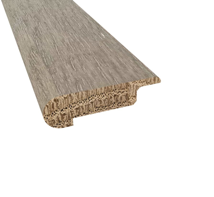 Prefinished Wind River Oak Distressed 3/8in. Thick x 2.75in. Wide x 6.5ft. Length Overlap Stair Nose