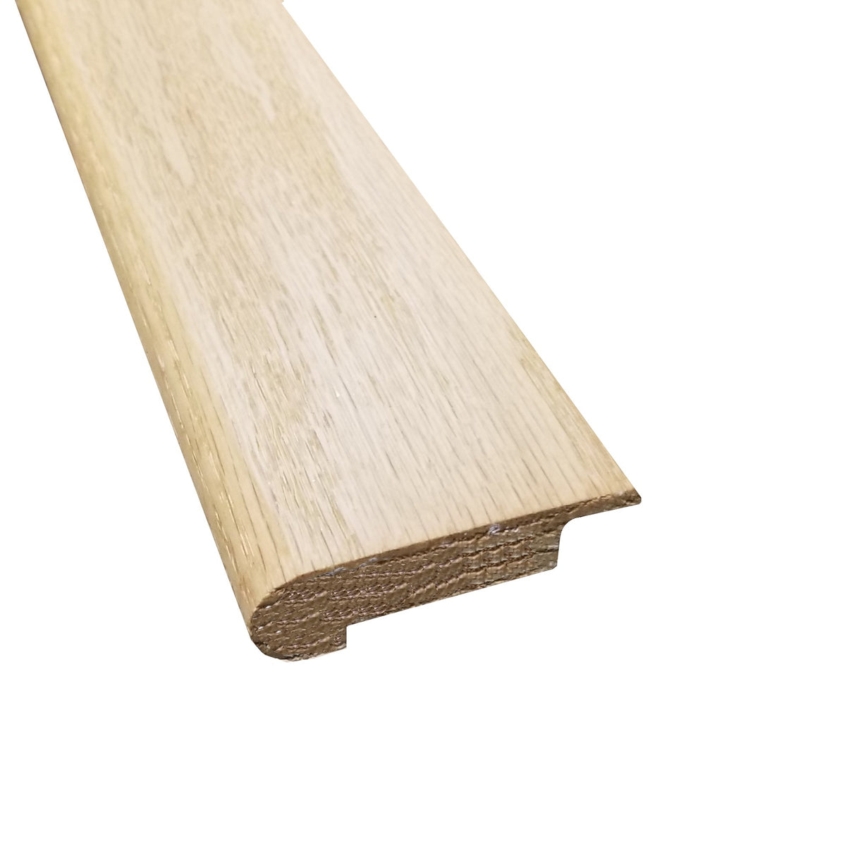 Prefinished Blue Ridge Oak 3/8 in. Thick x 2.75 in. Wide x 6.5 ft. Length Overlap Stair Nose