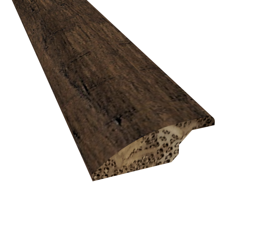 Prefinished Distressed Madison County Bamboo 2 in. Wide x 72 in. Length Overlap Reducer