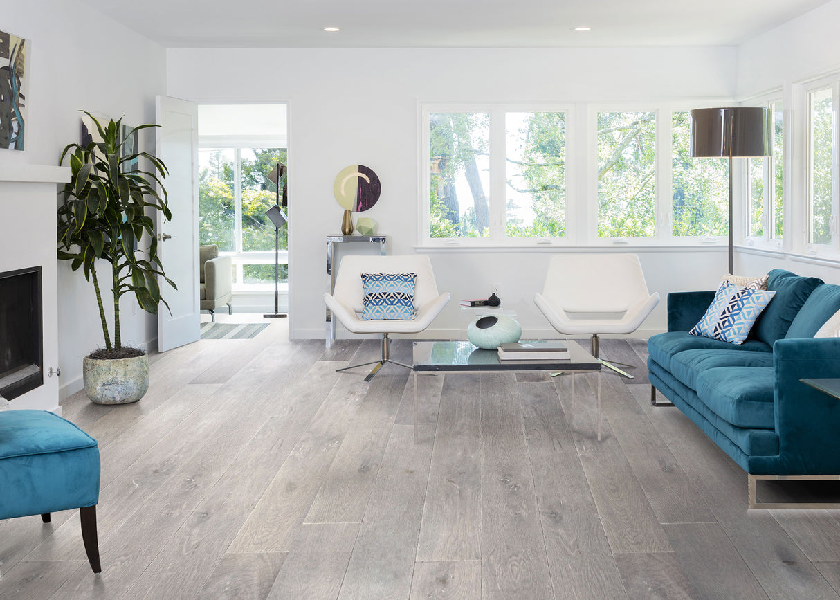 5/8 in. Prague White Oak Engineered Hardwood Flooring 7.5 in. Wide