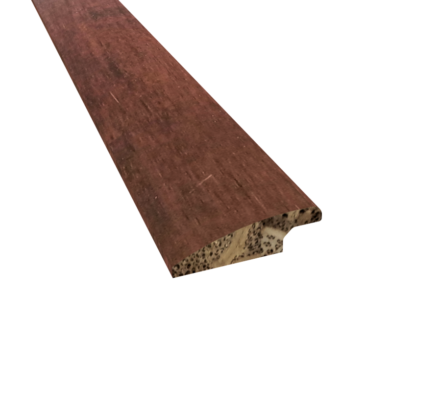 Prefinished Cabernet Bamboo 1.5 in. Wide x 72 in. Length Overlap Reducer