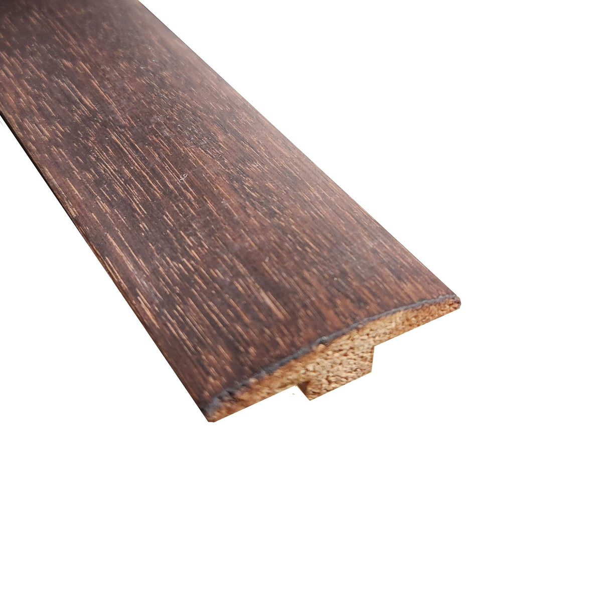 Prefinished Espresso Brazilian Oak 2 in. Wide x 6.5 ft. Length T-Molding