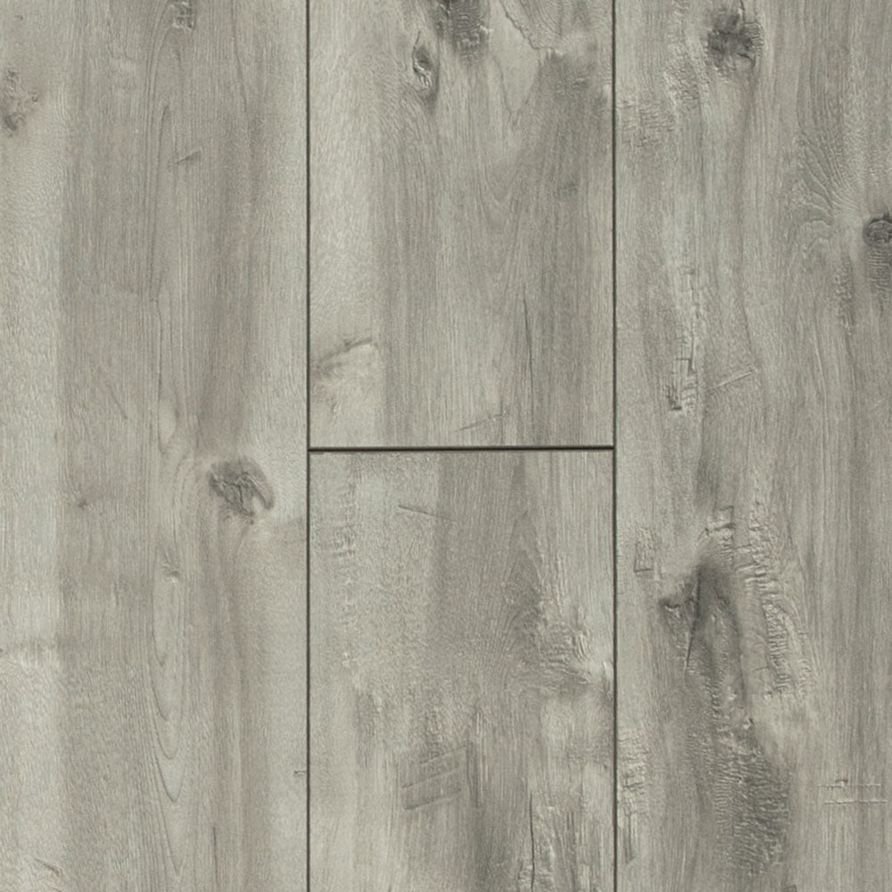12mm Boylan Gray 72 Hour Water-Resistant Laminate Flooring 8 in. Wide x 47.638 in. Long - As-Is - Stack Out - 462.26 Sq. Ft.