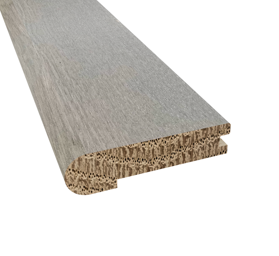Prefinished Prague White Oak 5/8 in. Thick x 2.75 in. Wide x 6.5 ft. Length Stair Nose