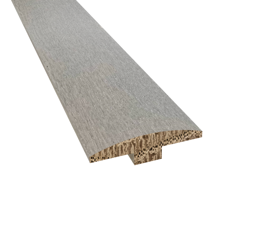 Prefinished Prague White Oak 2 in. Wide x 6.5 ft. Length T-Molding