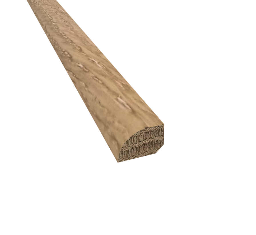 Prefinished Amsterdam White Oak 3/4 in. Tall x 0.5 in. Wide x 6.5 ft. Length Shoe Molding