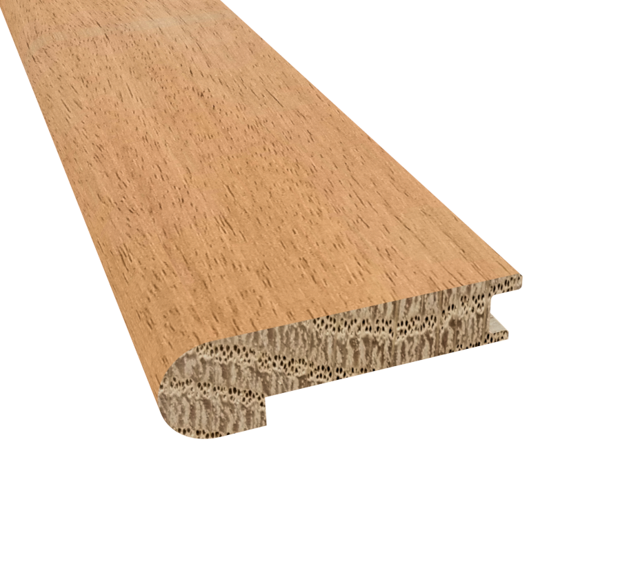 Prefinished Harbor Brazilian Oak 9/16 in. Thick x 2.75 in. Wide x 6.5 ft. Length Stair Nose