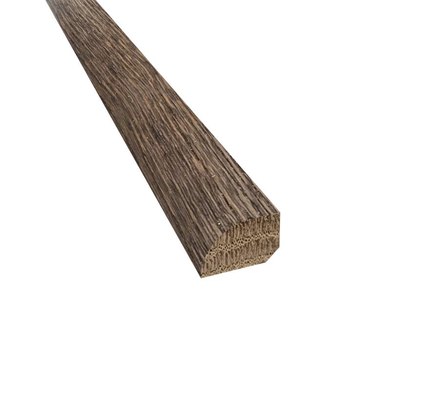 Prefinished Castle Hill Oak 3/4 in. Tall x 0.5 in. Wide x 6.5 ft. Length Shoe Molding