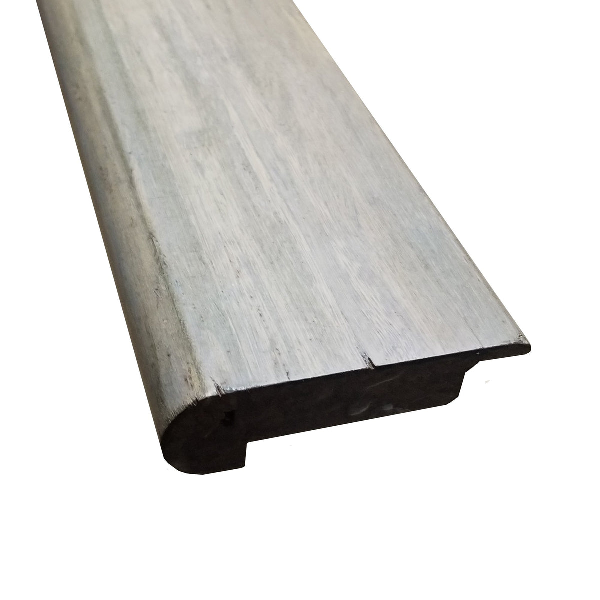 Prefinished Lake Charles Bamboo 3/8 in. Thick x 3.25 in. Wide x 72 in. Length Overlap Stair Nose