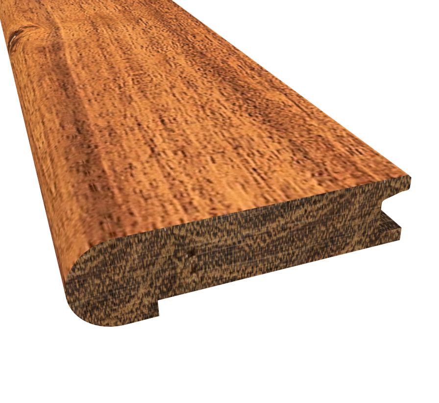 Prefinished Gold Coast Acacia 3/4 in. Thick x 3.13 in. Wide x 6.5 ft. Length Stair Nose